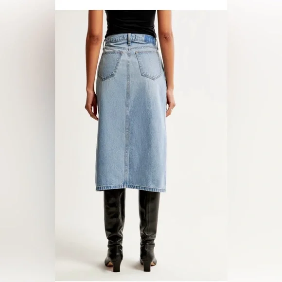 NWT Ambercombie & Fitch Denim Skirt - Picture 5 of 10